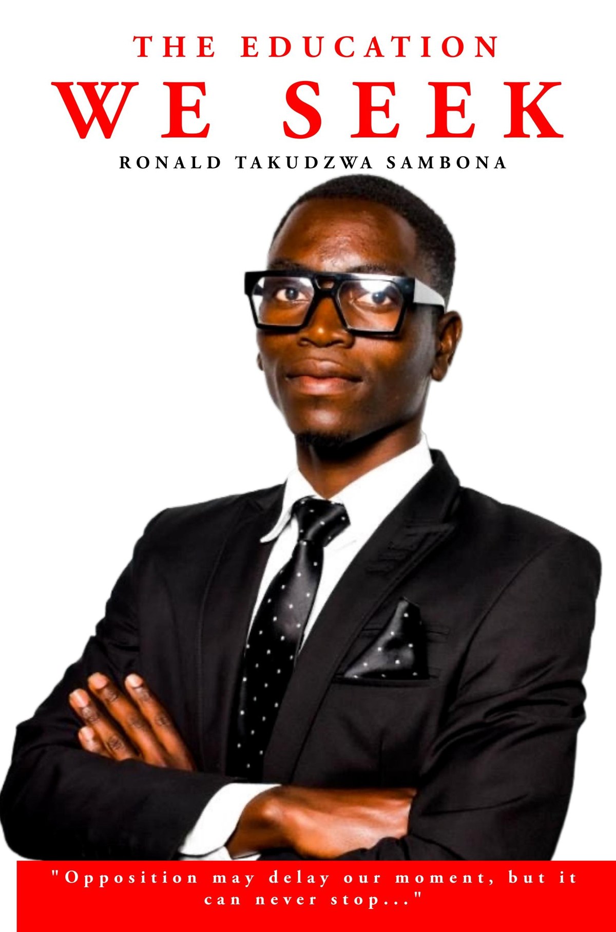 Front cover of "The Education We Seek" by Ronald Takudzwa Sambona